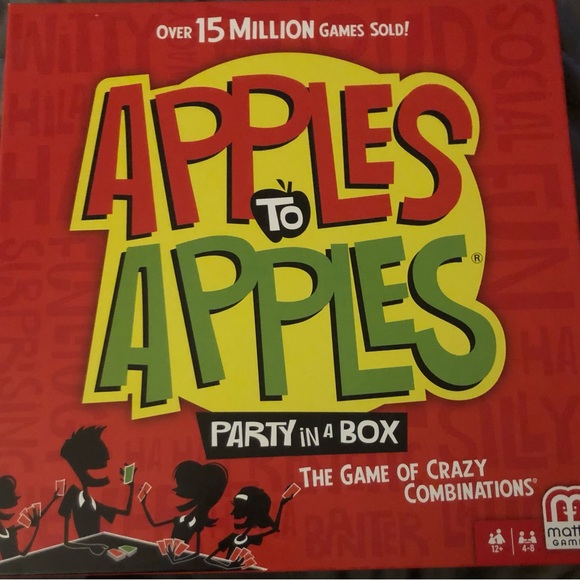 Mattel Apples to Apples Party in a Box Card Game - Picture 2 of 3